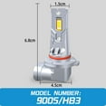 thumbnail image 6 of ZHIMAO 2X Car Led Headlights Highlighting Headlight 8000LM 40W 6000K H4 H7 H1 H7, 6 of 7