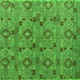thumbnail image 1 of Ahgly Company Indoor Square Abstract Green Modern Area Rugs, 4' Square, 1 of 4