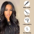 thumbnail image 3 of UTOURS U Part Wigs Human Hair Wigs Body Wave For Black Women Upgrade 22Inch 180 Density Synthetic Wig, 3 of 5