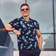 thumbnail image 4 of Fotbe Astronaut Dinosaur Camiseta Polo de Golf para Hombre con Estampado – Camisa Deportiva Transpirable con Cuello Abotonado-3X-Large, 4 of 6