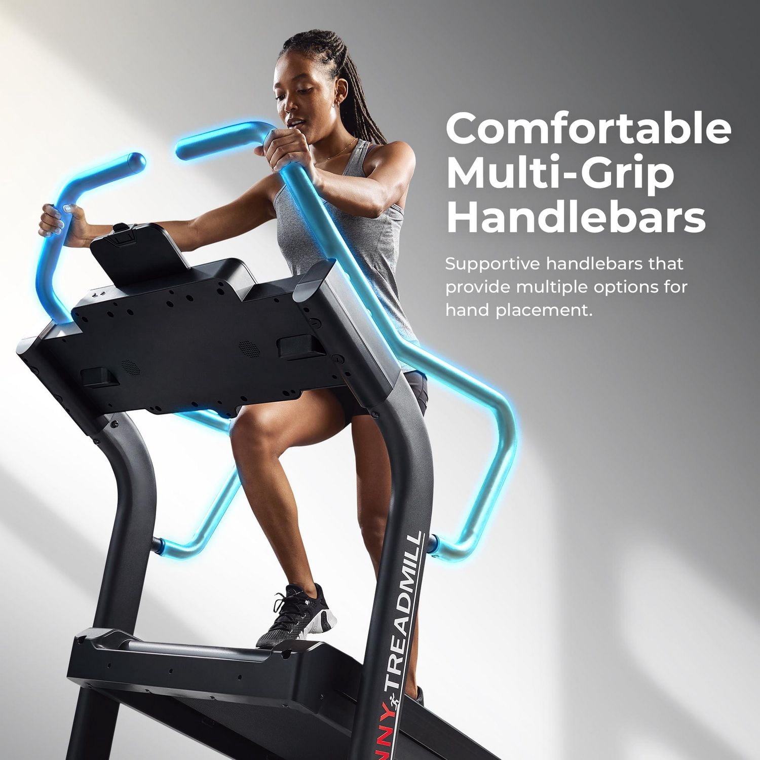 Sunny Health & Fitness Premium Extreme Incline Decline Treadmill, Training Up/ Down Hill Simulator - SF-X7200