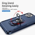 thumbnail image 5 of Sumao for iPhone 15 Plus Case With Ring,Military Grade Shockproof Liquid Silicone Slim Phone Case-Blue, 5 of 10