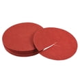 thumbnail image 1 of Unique Bargains 5.4' Round Nonwoven Tree Mulch Ring Mat Cover Plant Barrier, Red 18 Pack, 1 of 1