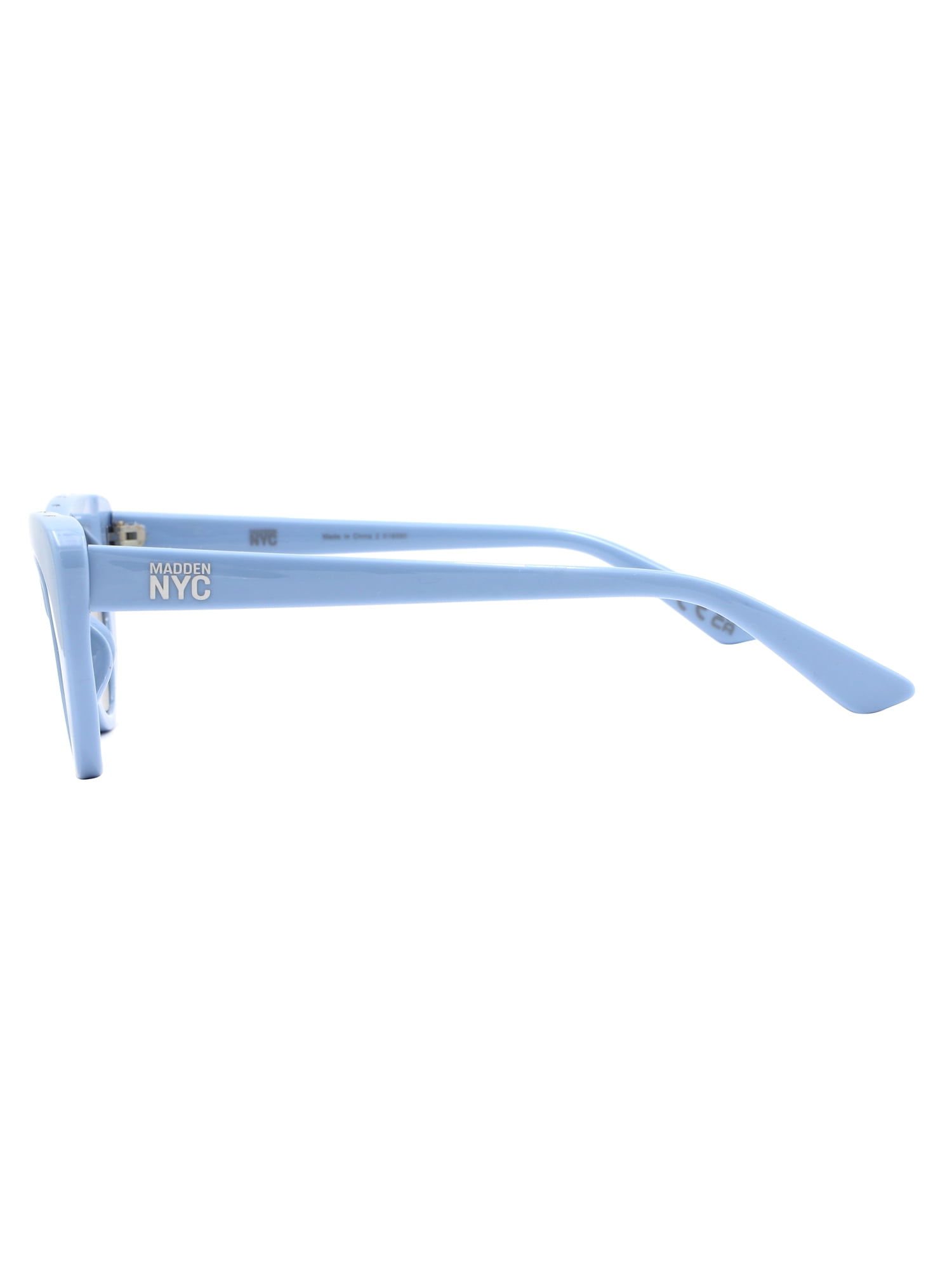 Madden NYC Fayd Plastic Blue with Silver Studs Cateye