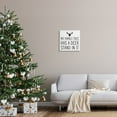 thumbnail image 2 of Witty Deer Quote Rustic Lodge Antlers Motif Holiday Graphic Art Gallery-Wrapped Canvas Print Wall Art, 2 of 5