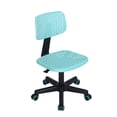 thumbnail image 4 of Kid Office Chair Rolling Adjustable Plastic, Deluxe Mesh Back Drafting Chair Adjustable, Blue Seat, 4 of 8