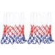 thumbnail image 1 of Baloncesto Red de aro de baloncesto impermeable tricolor estándar 2 uds para deportes al aire libre Tmvgtek Para Estrenar, 1 of 5