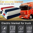 thumbnail image 3 of Electric Car Heating Blanket 24V Plush Travel Heated Blanket with Overheating Protection for Cars, RV, Trucks, Camping,A,200cmx80cm, 3 of 7
