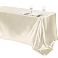 thumbnail image 1 of Mantel TURSTIN marfil satinado 259 x 147 cm para fiesta de boda, 1 of 7