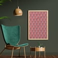 thumbnail image 2 of Cartoon Wall Art with Frame, Funny Pattern with Magic Mermaid Cats with Hearts, Printed Fabric Poster for Bathroom Living Room Dorms, 23" x 35", Dark Coral Multicolour, by Ambesonne, 2 of 2
