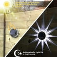 thumbnail image 5 of Kanstar Solar Deck Step Lights Waterproof LED Black 8 Pack, 5 of 6