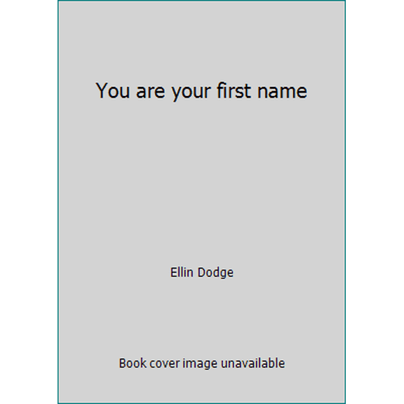 Pre-Owned You are your first name (Paperback) 0671448323 9780671448325