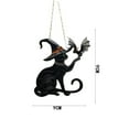 thumbnail image 3 of Halloween Witch Wind Chime, Spooky Outdoor Decor, Window Hanging Pendant, Creepy Party Decoration, Durable Weatherproof Holiday Ornament, 3 of 5