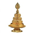 thumbnail image 4 of Esquirla Tibetan Buddhist Offering Tray Carved Collection Exquisite Decorative Statue for, 4 of 8