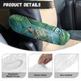 thumbnail image 6 of Yuyamidu Sea Turtle Car Armrest Covers Palm Leaves Seat Arm Rest Protector Accessories One Pair Car Armrest Decor for Auto Truck Van Car Front Seat Armrest Cover, 6 of 7