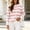 Pink, variant on NTACZA Crewneck Sweaters for Women Trendy Breathable Chunky Knit Basic Striped Tops Fall Winter Streetwear Oversized Daily Sweater Army Green