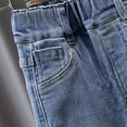 thumbnail image 6 of LYHaoo Girls' Denim Flared Pants For Kids 2025 Spring Arrival Slim Fit Long Pants For Children 3 13 Girls Pants Sizes 110 Blue, 6 of 6