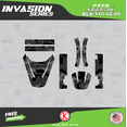 thumbnail image 4 of Kalair GFX Graphics Kit for Kawasaki KLX110 (2002-2009) Invasion Series, 4 of 5