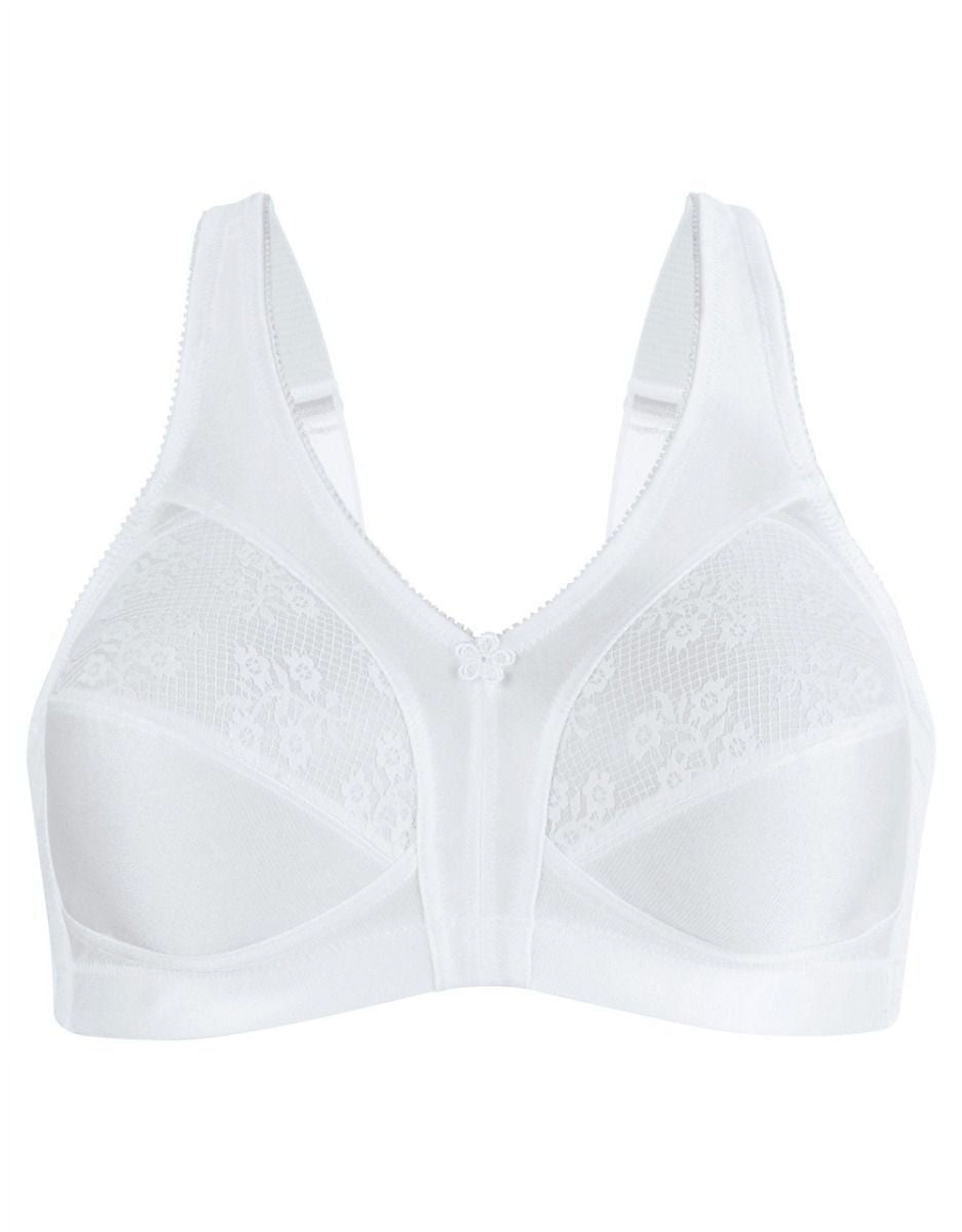 Exquisite Form 5100548 Fully® Slimming Wireless Full-Coverage Bra with Back Closure & Lace