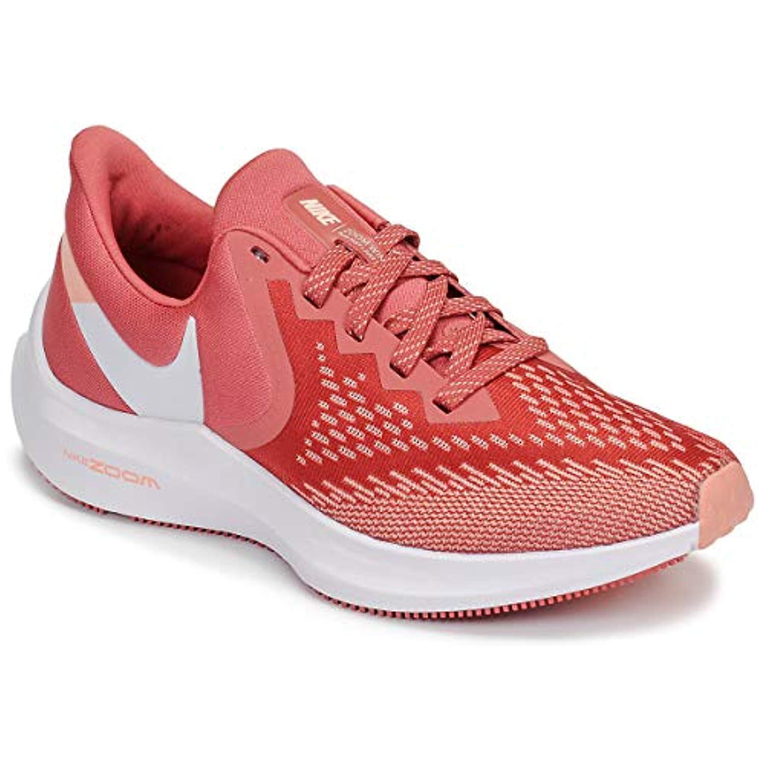 ventilatie Overweldigend ondergeschikt Nike Zoom Winflo 6 Lightweight Running Shoe - Women's (8.5, Clay Red/White)  - Walmart.com