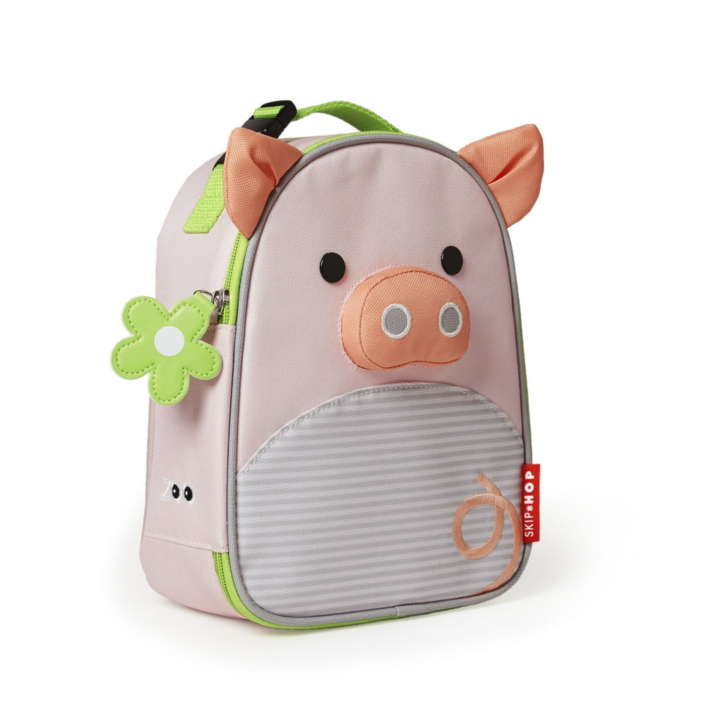 Skip Hop Zoo Lunchie Insulated Lunch Bag, Pig