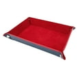 thumbnail image 3 of Juego de bandejas plegables Baoblaze para dados decoración grande para el hogar Rojo franela, 3 of 8