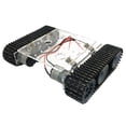 thumbnail image 1 of Kits De Manipuladores Montaje De Bricolaje Acrílico 33GB520 Motor DC9-12V Robot Tanque Coche Chasis Rastreador De Circuitos Kits Para Kits De Aprendiz Baoblaze Chasis de carro tanque, 1 of 8