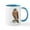 White/Blue Inside, variant on CafePress - Red Shouldered Hawk Mug - 11 oz Ceramic Mug - Novelty Coffee Tea Cup
