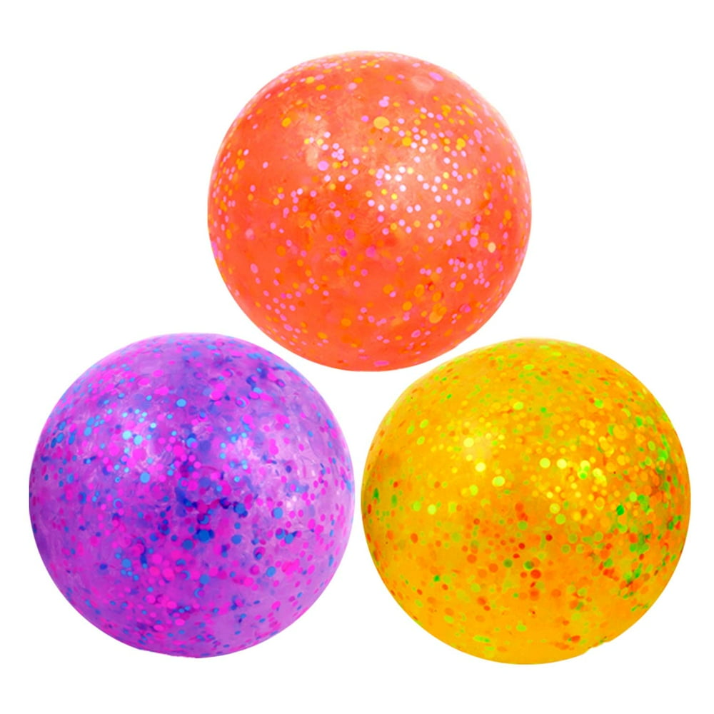 Stress Ball Squishy Ball Set of 3 Random Colors Confetti Squeeze