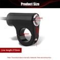thumbnail image 3 of 7/8" Motorcycle Red Handlebar Control Switches ON OFF Headlight Fog Light Switch, 3 of 11