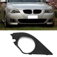thumbnail image 4 of Fog Light Cover Lamp Frame Grille, Black Fog Lights Cover Car Exterior Accessories Replacement for 5er E60 E61 03-10(Left Side), 4 of 8