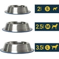 thumbnail image 6 of No-Tip Stainless Steel Durapet Bowl - Set of 2 (7 in.), 6 of 8
