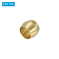 thumbnail image 3 of Uxcell 6mm ID Brass Compression Sleeve Ferrules,  Brass Compression Fittings Brass Compression Assortment Kit, 60 Pcs, 3 of 5