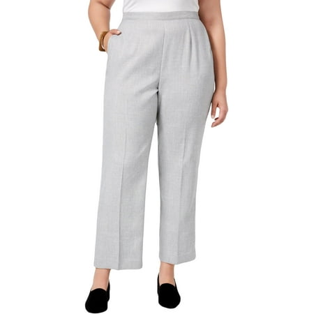 Alfred Dunner Capri Pants - Alfred Dunner Womens Plus Jacquard Classic Fit Straight Leg Pants