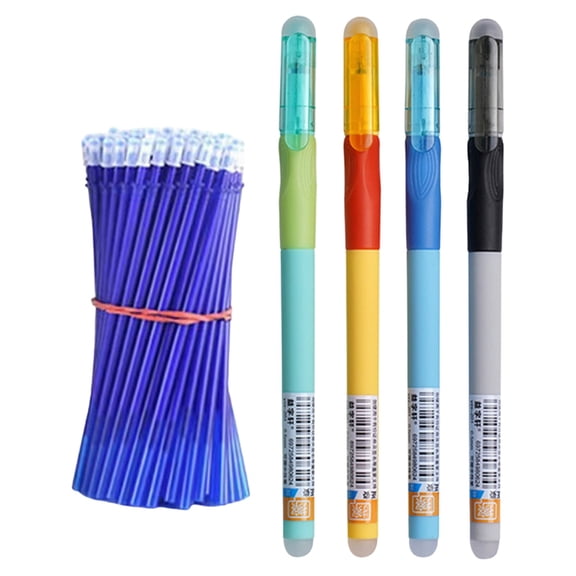 Ciozy New Four Erasable Gel Pens, 0.7 mm Medium Point, Retractable Erasable Pens, Make Mistakes Disappear, for Drawing, Writing & Planners- Everyday Essential