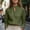 Green women fall long sleeve blouses a1, variant on thefmos Women Fall Winter High Neck Long Sleeve Button Down Blouses Elegant Business Work Tops for Women Cute Trendy Office Dressy Shirts with Solid Color, Red XL