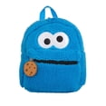 thumbnail image 1 of Mochila de peluche Sesame Street Cookie Monster para niños pequeños 30 cm, 1 of 7