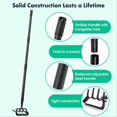 thumbnail image 2 of 62 Inch Long Stirrup Hoe Garden Tools Cultivator for Weeding, 2 of 5