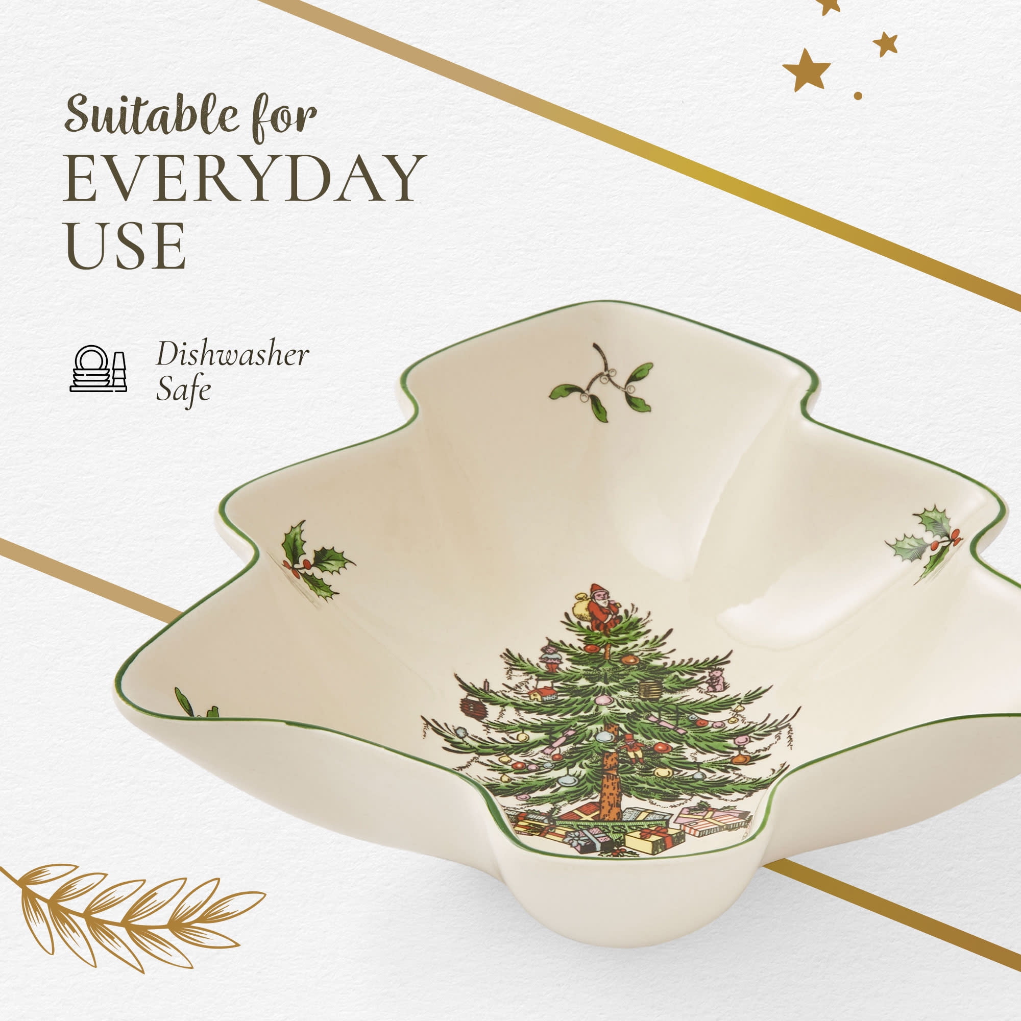 Spode Christmas Tree Serving Dish, 9-inch Tree-Shaped Bowl, Fine Earthenware, Dishwasher Safe, Decorative Christmas Serveware, Festive Tableware, Holiday Entertaining, Christmas Home Décor - Walmart.com Spode Christmas Tree Serving Dish, 9-inch Tree-Shaped Bowl, Fine Earthenware, Dishwasher Safe, Decorative Christmas Serveware, Festive Tableware, Holiday Entertaining, Christmas Home Décor - Walmart.com