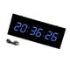 thumbnail image 2 of Reloj de pared digital LED para decoración del hogar, reloj de mesa, reloj de pared para estudio. Azul Digital, 2 of 9