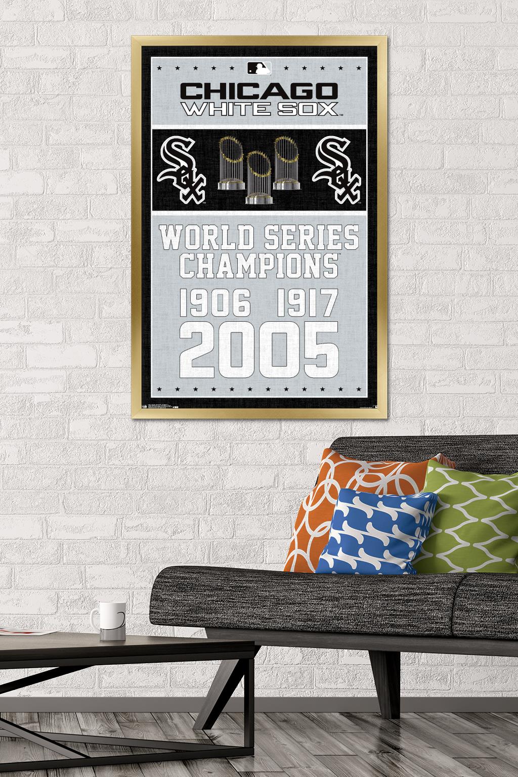MLB Chicago White Sox - Champions 17 Wall Poster, 22.375" x 34", Framed