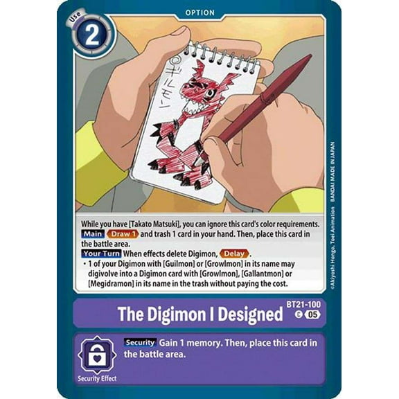 World Convergence The Digimon I Designed BT21-100