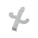 thumbnail image 1 of Yuarrent Gancho de almacenamiento Organizador de cocina que se pega Gancho colgante en forma de cactus para baño de cocina, gris Almacenamiento y organización del hogar Gris Yuarrent HA001681-02, 1 of 1