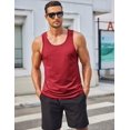 thumbnail image 3 of COOFANDY Mens Running Tank Top Cotton Sleeveless Workout T Shirts Muscle Tees for Men, 3 of 6