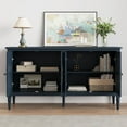 thumbnail image 3 of May in Color Console Cabinet, 58'' Wood Sideboard Buffet Cabinet, for Entryway, Living Room, Bedroom, Dining Room, Blue, 3 of 9