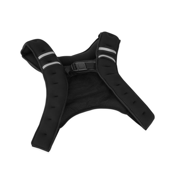 Tone Fitness Neoprene Weighted Vest, 12 Pounds, Black