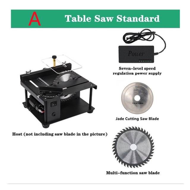 200W Table Saw Mini Desktop Electric Saw Cutter Speed Angle Adjustable Cutter for Wood Plastic Acrylic ,Long Lasting