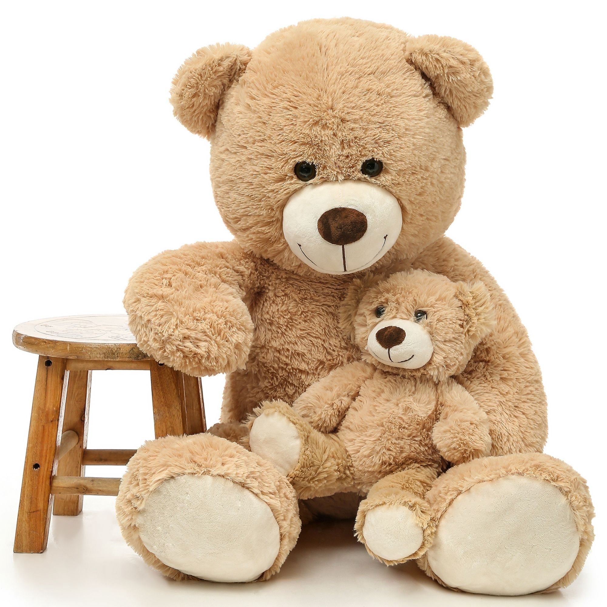 Morismos 39" Mommy and Baby Teddy Bear Set
