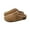 Khaki, variant on The Ultimate Comfort Slipper - Flat Round Toe Design with Non-Slip Sole for Warmth Indoors and Outdoors