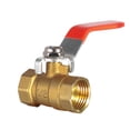 thumbnail image 1 of Válvula de bola pequeña de latón de 4 puntos, cable interior doble, cable exterior de 2 puntos, 6 puntos, 1 pulgada, interruptor de tubería de válvula neumática de agua del grifo engrosada para, 1 of 3